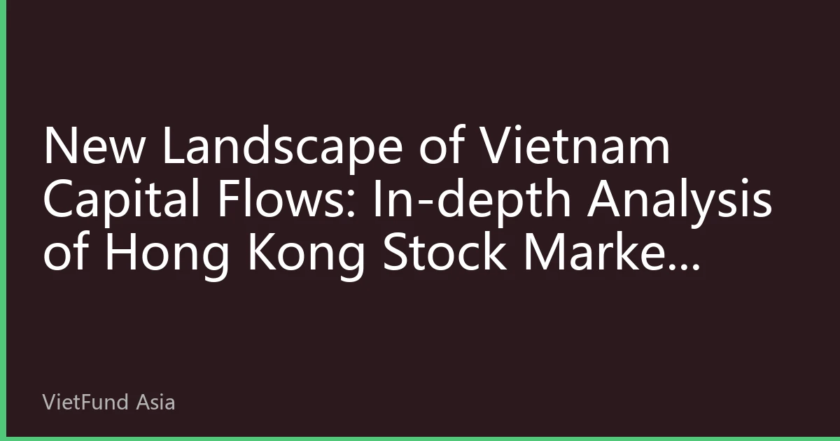 New Landscape of Vietnam Capital Flows: In-depth Analysis of Hong Kong Stock Market Allocation Strategies and Investment Opportunities for August 2026